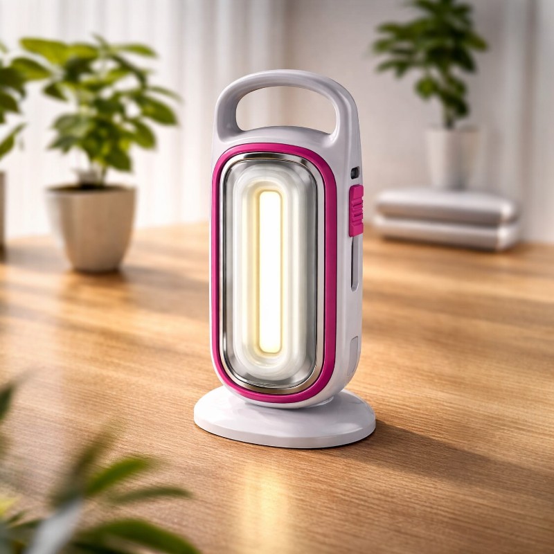 Charger Light Rechargeable Round Tube Emergency Led Light Desk Lamp Tube Light-000864